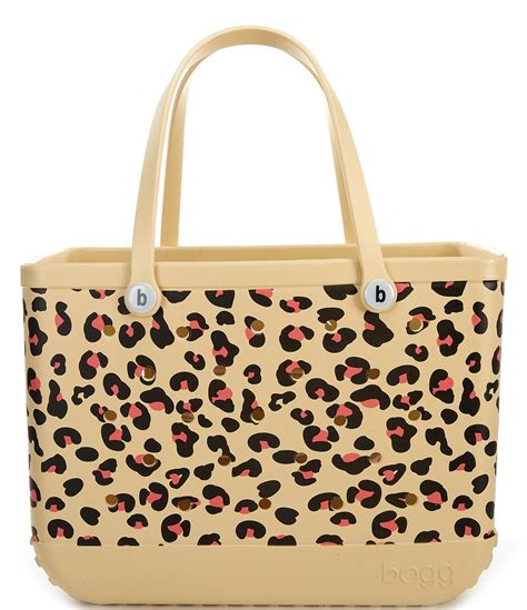 original bogg bag leopard tote.